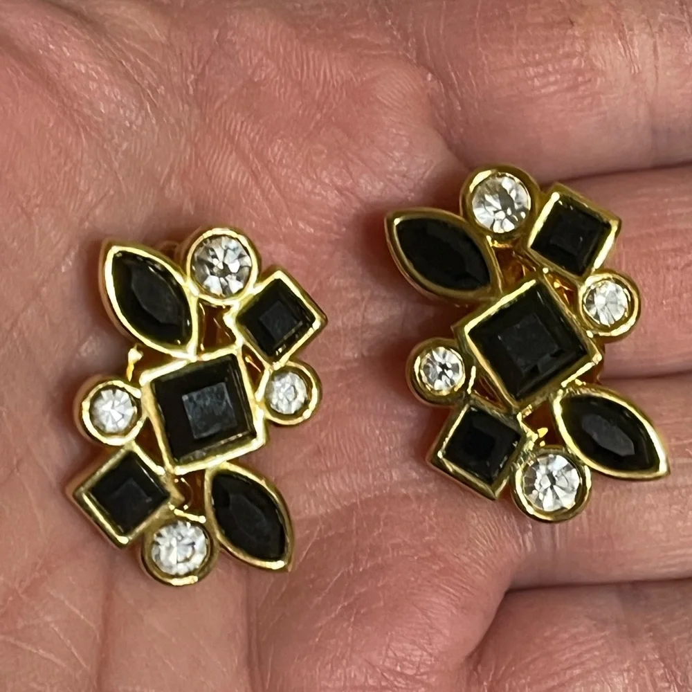 Swarovski SAL Vintage Clip On Earrings